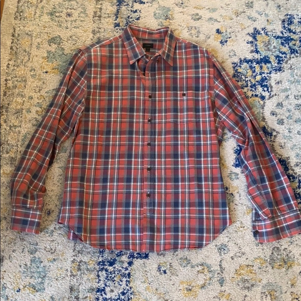 J. Crew Men’s Plaid Button Down
